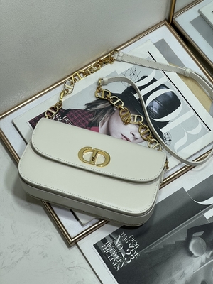 Taschen-weiße lederne Gewohnheit der Damen-Dior Micro Montaigne 30