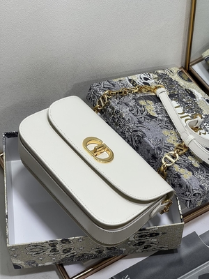 Taschen-weiße lederne Gewohnheit der Damen-Dior Micro Montaigne 30