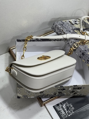 Taschen-weiße lederne Gewohnheit der Damen-Dior Micro Montaigne 30