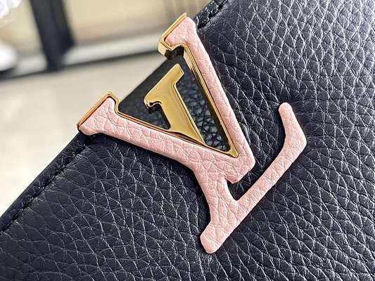 Das Ziegenfell, das Preloved zeichnet, brannte Tasche Louis Vuitton Capucines Mini ein