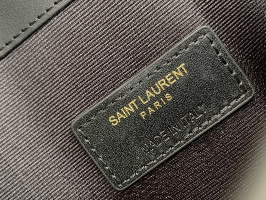 Prägeartiges Heiliges Laurent Preloved Branded Bag Uptown lederne Clutch Grain De Poudre