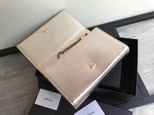 Nackenbands- mit Halterungpolyester-Saint Laurent YVES SAINT LAURENT Woc-Tasche mit Reißverschluss-Schließungs-Silber