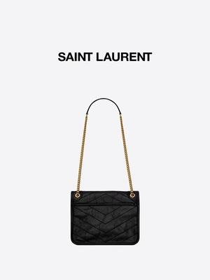 Lederner Griff YVES SAINT LAURENT WOC brandmarkte Bote-Bag DND1N 1000 NIKI