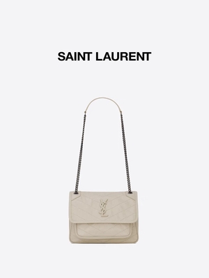 Lederner Griff YVES SAINT LAURENT WOC brandmarkte Bote-Bag DND1N 1000 NIKI