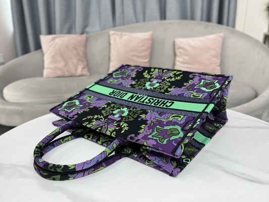 Plusgrößen-Stickerei Dior Maria Grazia Chiuri Bag Booktote