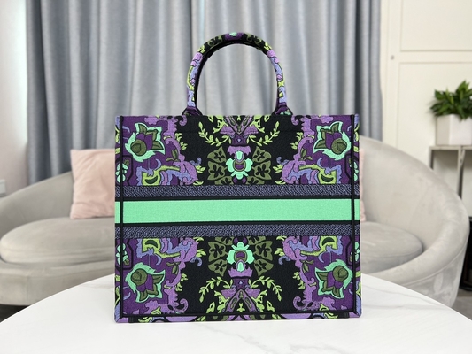 Plusgrößen-Stickerei Dior Maria Grazia Chiuri Bag Booktote