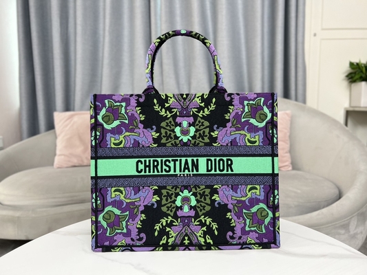 Plusgrößen-Stickerei Dior Maria Grazia Chiuri Bag Booktote