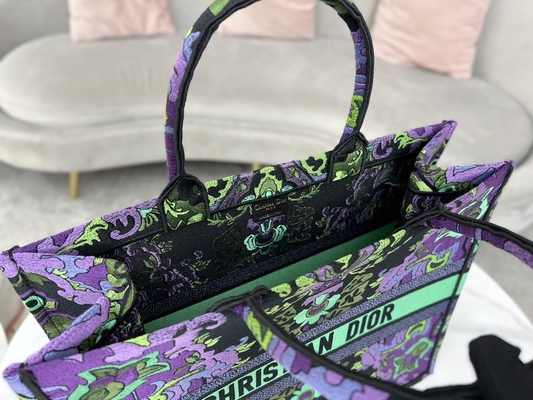 Plusgrößen-Stickerei Dior Maria Grazia Chiuri Bag Booktote
