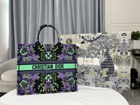 Plusgrößen-Stickerei Dior Maria Grazia Chiuri Bag Booktote