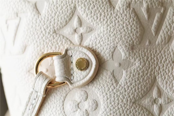 Partei brandmarkte Damen Monogramm Empreinte Handtasche Neverfull Millimeter mit Blumen-Marketerie