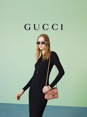 Gucci-Rosa-Segeltuch eingebranntes Bote-Bag Ophidia GG Mini Shoulder Bag