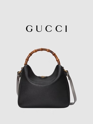 Bambushardware Soem griff-Gucci-Prinzessin-Diana Handbag Double G