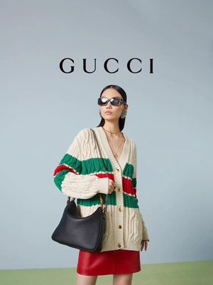 Bambushardware Soem griff-Gucci-Prinzessin-Diana Handbag Double G