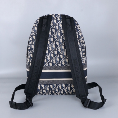 Designer Small Diortravel Backpack blauer Dior Oblique Jacquard