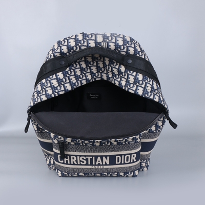 Designer Small Diortravel Backpack blauer Dior Oblique Jacquard