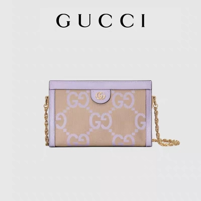 Mittelgroßes kundenspezifisches eingebrannt sackt Gucci ein, das WOC Kettentasche ineinander greift