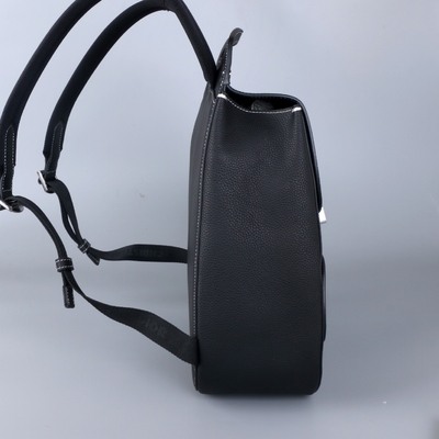 Ledernes Kalb Mann-Wesensmerkmale-Christian Dior Gallop Backpack Black Graineds