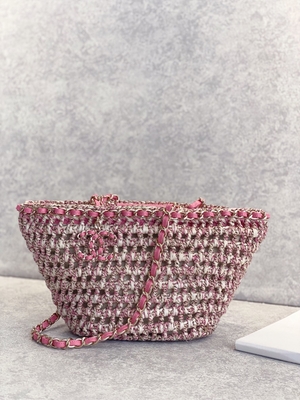 Cusomised brannte Bote-Bag 22P Chanel Straw Raffia Bag PU ein
