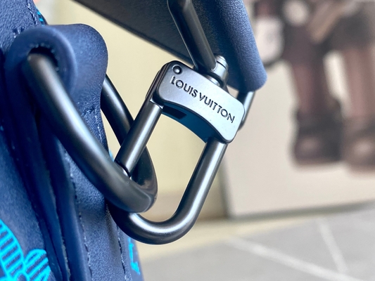 Blaue Boston die Tasche der großen gebrandmarkten Männer Taschen Keepall BANDOULIÈRE 50