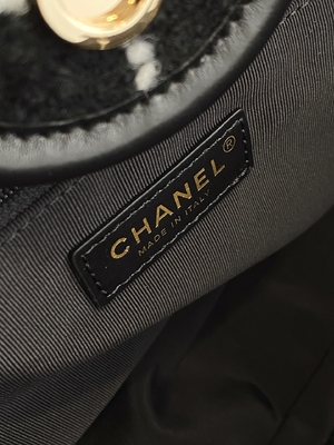 Gewohnheit 2022 Chanels Sotheby's brannte Regenbogen-Totalisator der Taschen-Tweed-Strand-Taschen-FW ein
