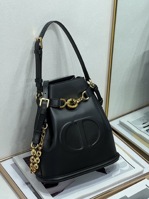 Prägeartige CD Christian Dior Sport Bag Calfskin C'est Dior Bag Gold Saddle