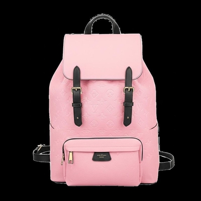 Rosa Schwarzes LV-Designer-Brand Backpacks Louis Vuitton Monogram Montsouris Backpack